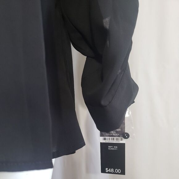 Rebecca Malone black sheer top - Picture 3 of 5